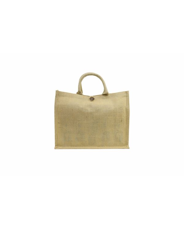 EIGEN - Jute Bag with Button Closure