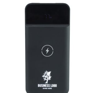 KENNETH - Powerbank with LED Display & Lightup Logo