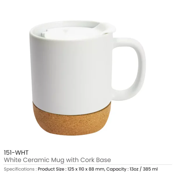 Ceramic Mugs with Lid