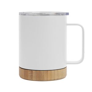 HYDRO - Bamboo Base Stainless Steel Mug