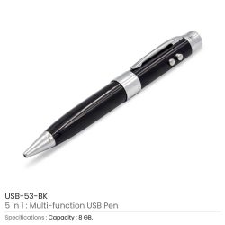 5-in-1-Multi-function-Pen-USB-53-BK-250x250-1.jpg Multifunction Pen USB | 5 in 1 Pen USB Flash Drives
