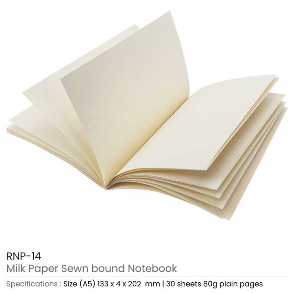 A5 Sewn Bound Notebooks 30 Sheets 80 GSM Paper