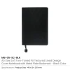 Soft PU Cover Notebooks in A5 Size with Metal Plate Bookmark