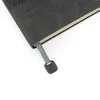 Soft PU Cover Notebooks in A5 Size with Metal Plate Bookmark