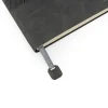Soft PU Cover Notebooks in A5 Size with Metal Plate Bookmark