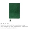 Soft PU Cover Notebooks in A5 Size with Metal Plate Bookmark