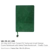 Soft PU Cover Notebooks in A5 Size with Metal Plate Bookmark