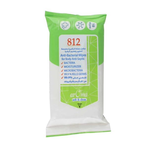 Anti-Bacterial Ingredients Wipes, 10 Sheets