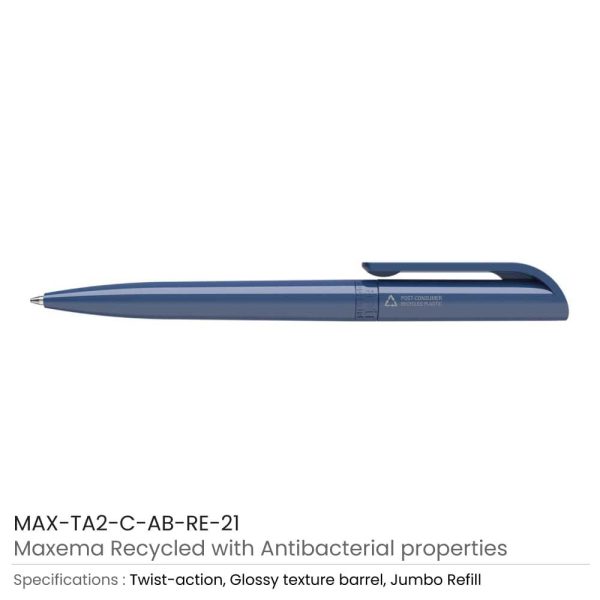Antibacterial-Recycled-Pen-MAX-TA2-C-AB-RE-21-600x600-1.jpg Antibacterial Recycled Pens