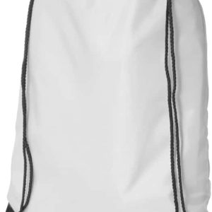 DRASTIN - Giftology 210D Polyster Drawstring Bag - White