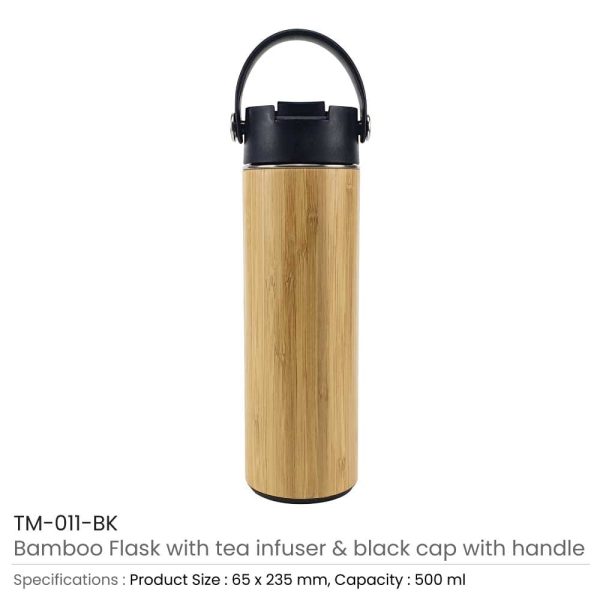 Bamboo Flask with Tea Infuser