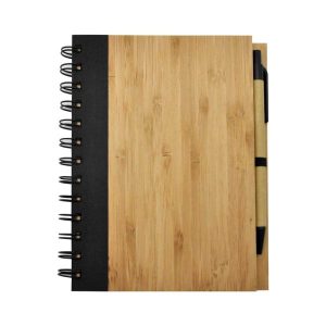 Promotional Bamboo Notebook with Pen
