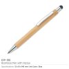 Bamboo Pens with Stylus & Blue Color Ink