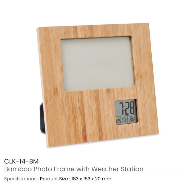 Photo Frame with Clock