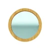 Bamboo Pocket Mirrors Breast Cancer Awareness Logo