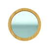 Bamboo Pocket Mirrors Breast Cancer Awareness Logo