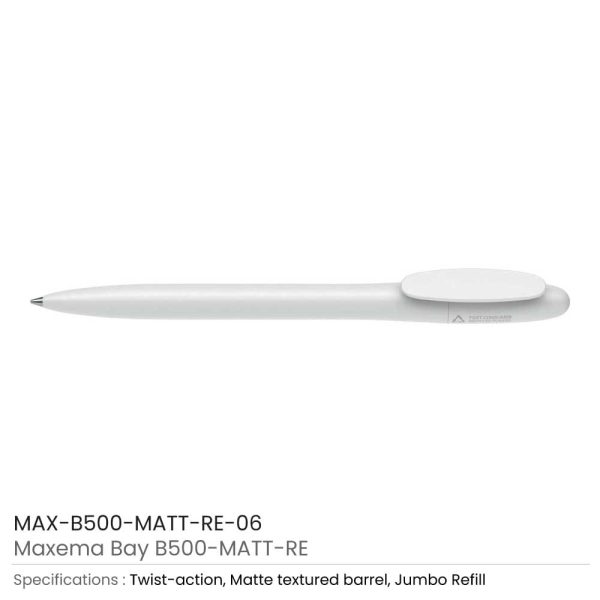 Bay-Pen-MAX-B500-MATT-RE-06-600x600-1.jpg Recycled Pens Maxema Bay