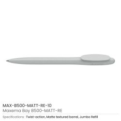 Bay-Pen-MAX-B500-MATT-RE-10-250x250-1.jpg Recycled Pens Maxema Bay
