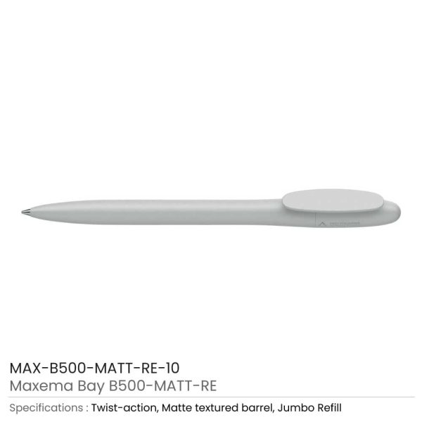 Bay-Pen-MAX-B500-MATT-RE-10-600x600-1.jpg Recycled Pens Maxema Bay