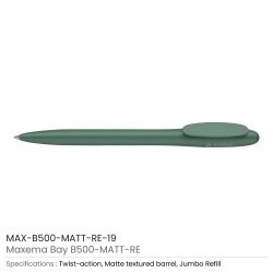 Bay-Pen-MAX-B500-MATT-RE-19-250x250-1.jpg Recycled Pens Maxema Bay