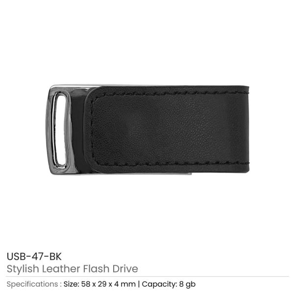 Stylish leather USB | USB Flash with Branding
