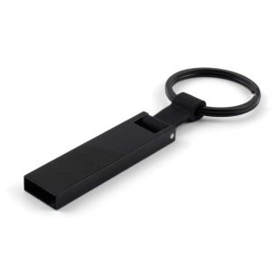 Black Metal USB | USB with Key Holder