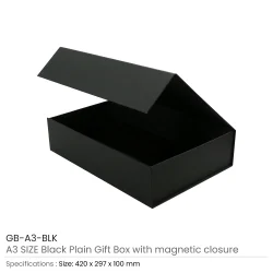 Black Gift Box A3