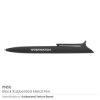 Black Rubberized Wholesale Promotional Pens