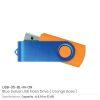 Matt Blue Swivel USB | Promotional USB