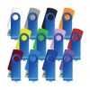 Matt Blue Swivel USB | Promotional USB