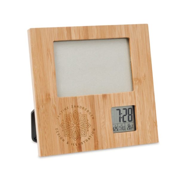 Photo Frame with Clock