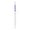 Branding-Plastic-Pen-White-PPN103-WHT-600x600-1.jpg Plastic Pens White Color, Push Button, Wide Clip for Logo