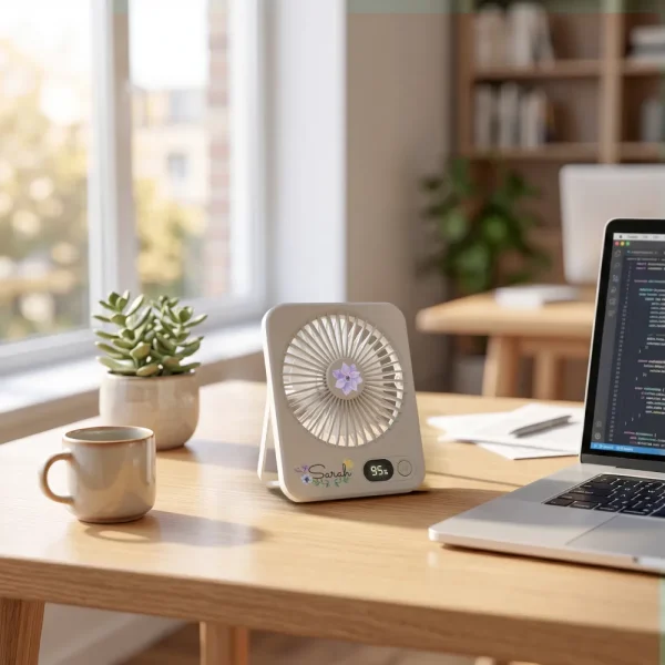 Rechargeable Table-Top Fan