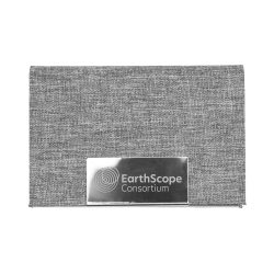 RPET & Chrome Metal Business Card Holders, Cards Hold 20Pcs