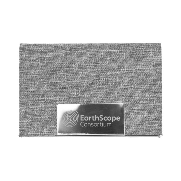 RPET & Chrome Metal Business Card Holders, Cards Hold 20Pcs