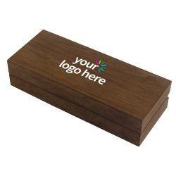 Matte Finish Veneer Wood Material Pen Box