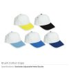 Brushed Cotton Branded Caps
