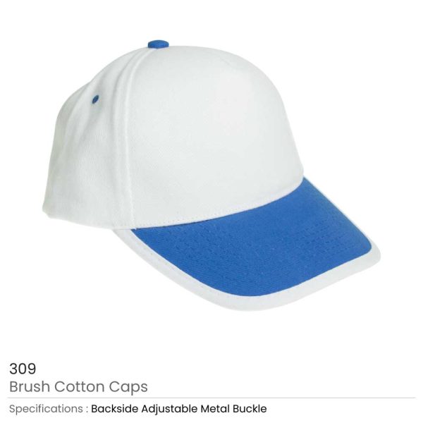 Brushed Cotton Branded Caps