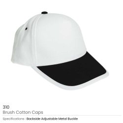 Brushed Cotton Branded Caps
