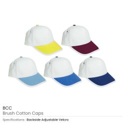 Branded Cotton Caps with Velcro