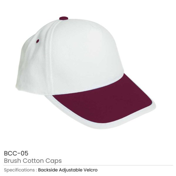 Branded Cotton Caps with Velcro