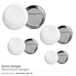 Customized American Button Badges