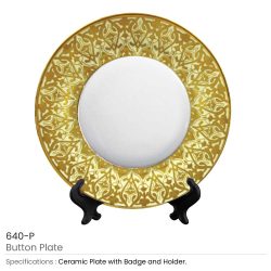 Promotional Button Plate