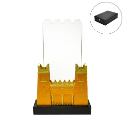 Castle Design Crystal Award in Black Presentation Box