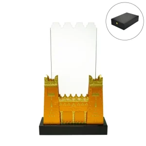 Castle Design Crystal Award in Black Presentation Box