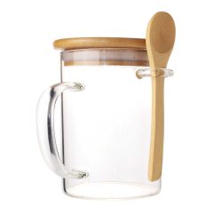 Clear-Glass-Mugs-with-Bamboo-Lid-and-Spoon-TM-031-Main-250x250-1.jpg Promotional Travel Mug with Bamboo Lid and Spoon