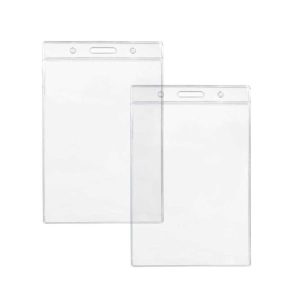 Clear Plastic ID Card Holder