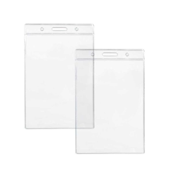 Clear Plastic ID Card Holder
