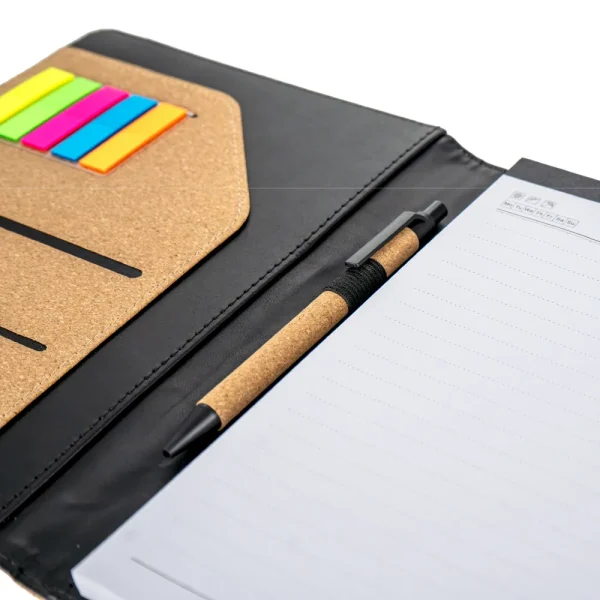 Cork-Cover-Folder-B5-Size-with-Notepad-Pen-and-Sticky-Notes-MB-10-Open-View-600x600-1.webp Cork Cover Folder B5 Size with Notepad, Pen and Sticky Notes