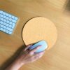 Eco-Friendly Cork Round Mouse Pads